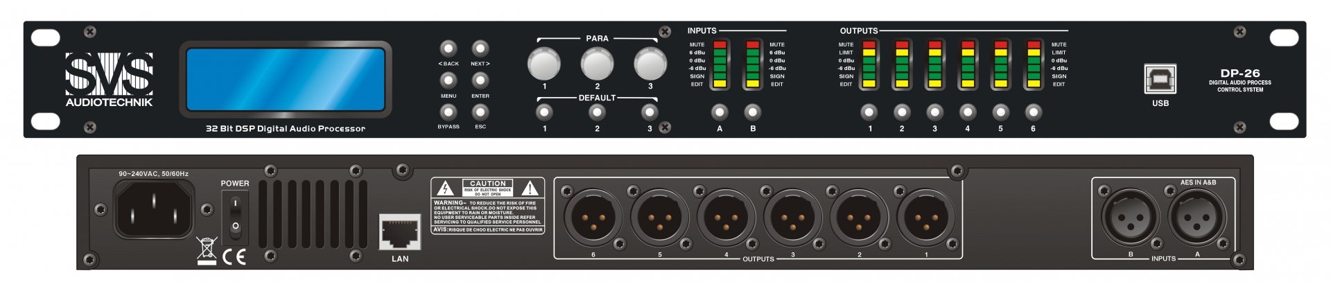 SVS Audiotechnik DP-26 Цифровой процессор: 2 входа 6 выходов в Красноярске