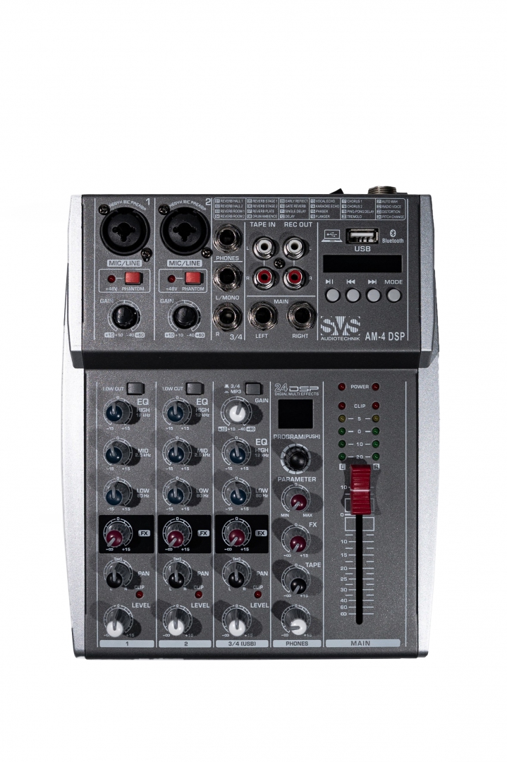 SVS Audiotechnik mixers AM-4 DSP Аналоговый микшерный пульт, 4-канала в Красноярске