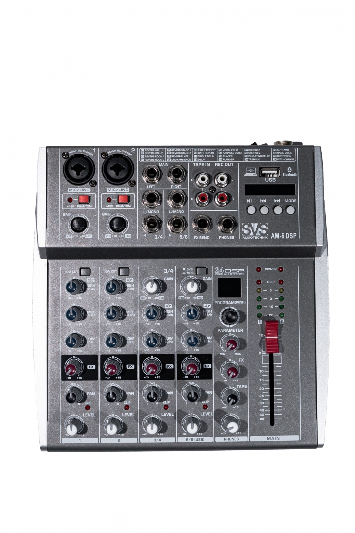 SVS Audiotechnik mixers AM-6 DSP Микшерный пульт аналоговый, 6-канальный SVS Audiotechnik mixers в Красноярске